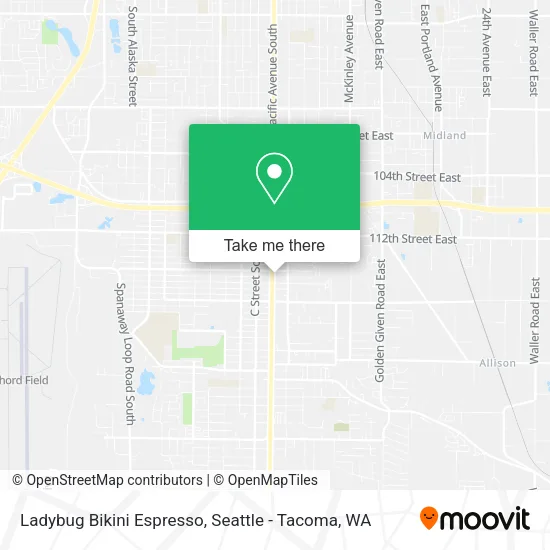 Ladybug Bikini Espresso map