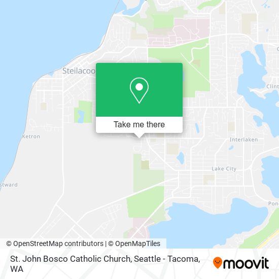 St. John Bosco Catholic Church map