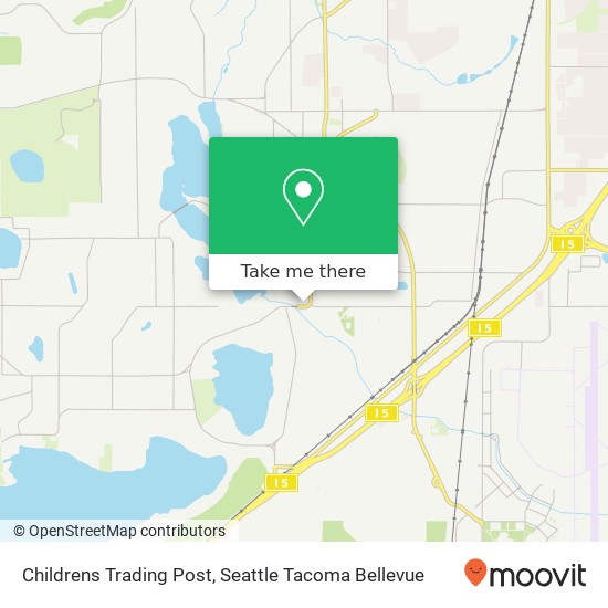 Mapa de Childrens Trading Post
