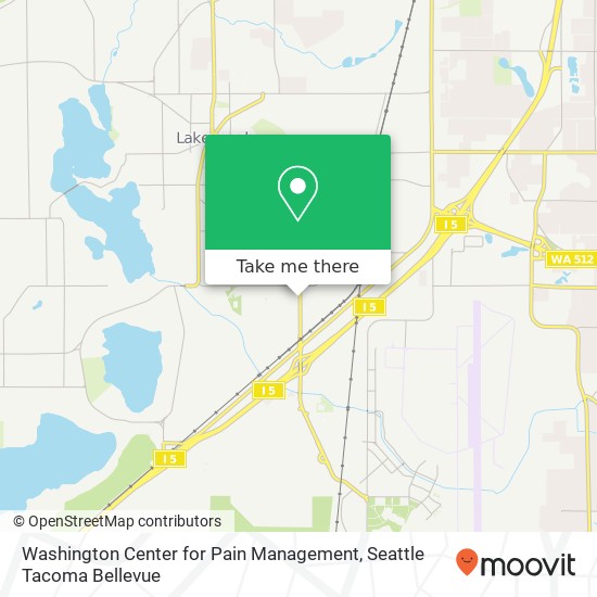 Washington Center for Pain Management map