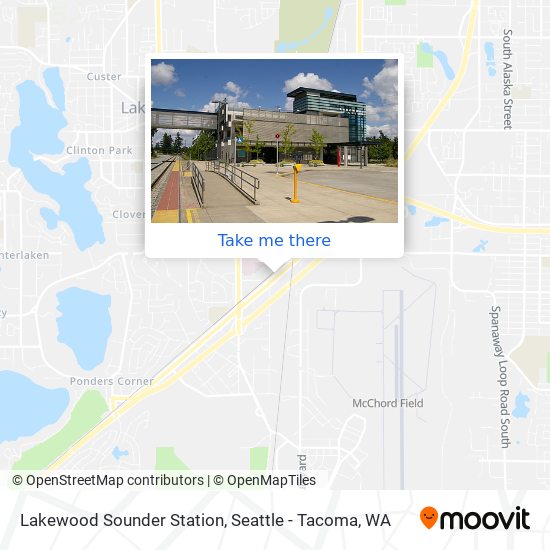 Mapa de Lakewood Sounder Station