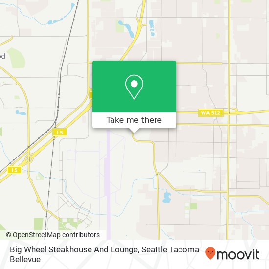 Mapa de Big Wheel Steakhouse And Lounge