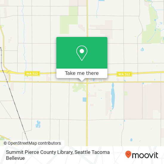 Mapa de Summit Pierce County Library