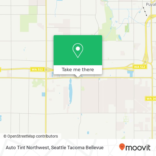 Mapa de Auto Tint Northwest