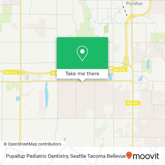 Puyallup Pediatric Dentistry map