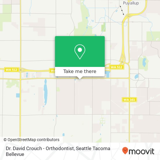 Dr. David Crouch - Orthodontist map
