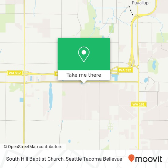 South Hill Baptist Church map