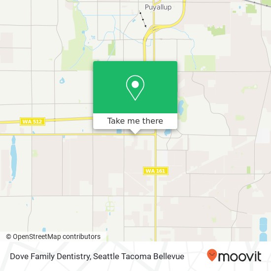 Mapa de Dove Family Dentistry