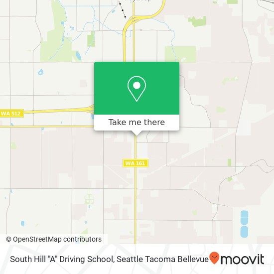 South Hill "A" Driving School map