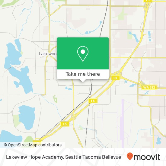 Mapa de Lakeview Hope Academy