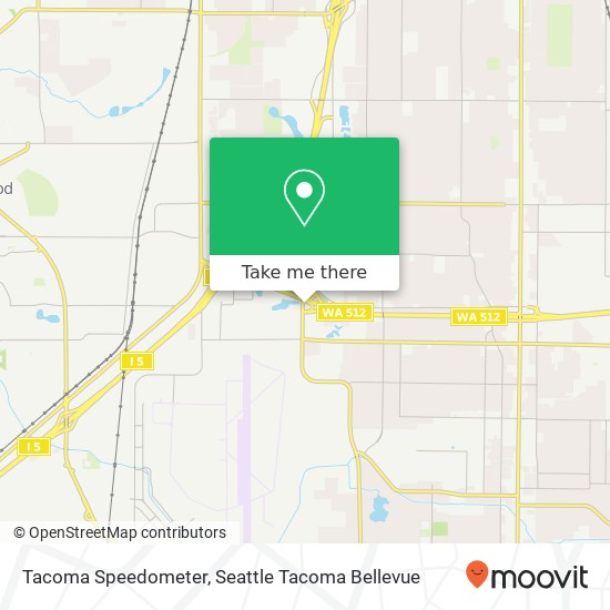 Mapa de Tacoma Speedometer
