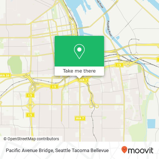 Pacific Avenue Bridge map