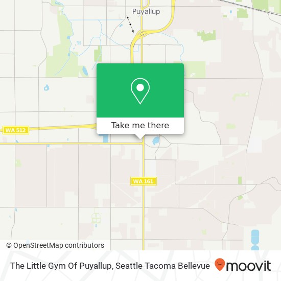 The Little Gym Of Puyallup map