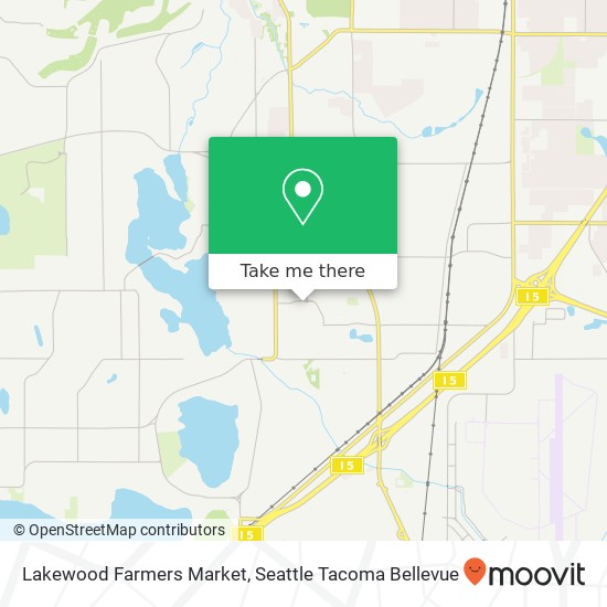 Mapa de Lakewood Farmers Market