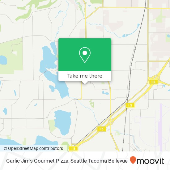 Mapa de Garlic Jim's Gourmet Pizza