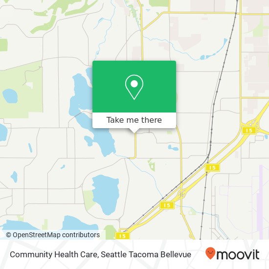 Community Health Care map