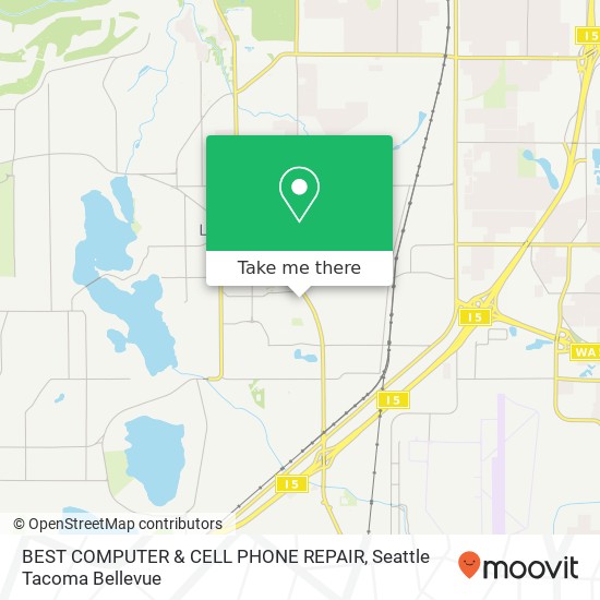 BEST COMPUTER & CELL PHONE REPAIR map