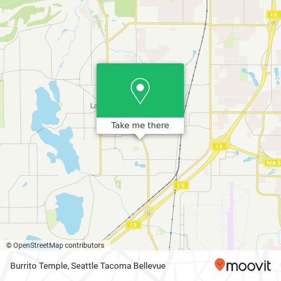 Mapa de Burrito Temple