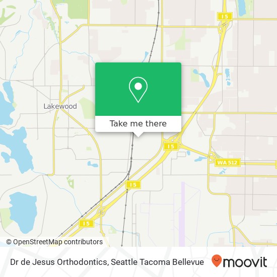 Dr de Jesus Orthodontics map