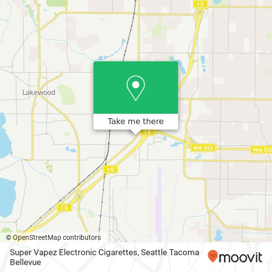 Super Vapez Electronic Cigarettes map