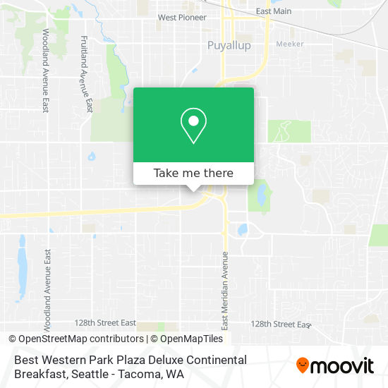 Best Western Park Plaza Deluxe Continental Breakfast map