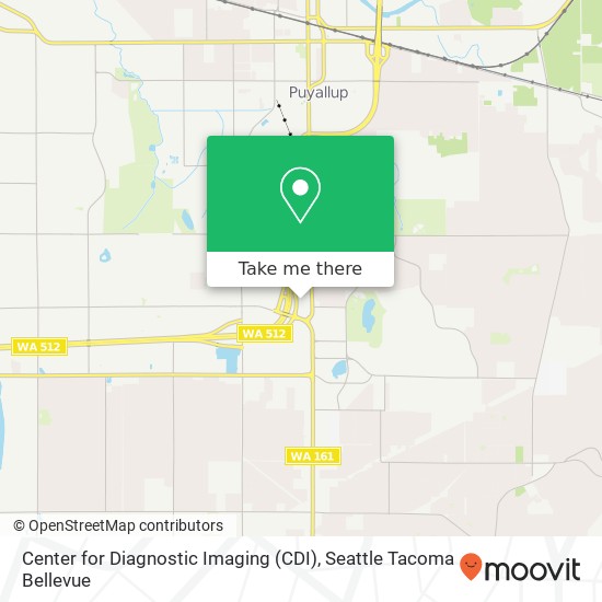 Center for Diagnostic Imaging (CDI) map