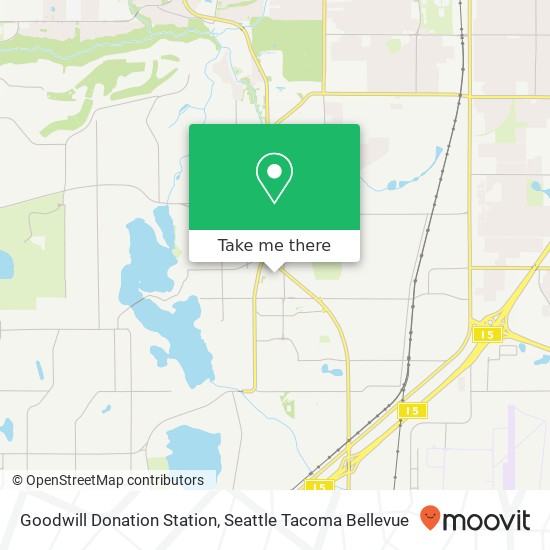 Mapa de Goodwill Donation Station