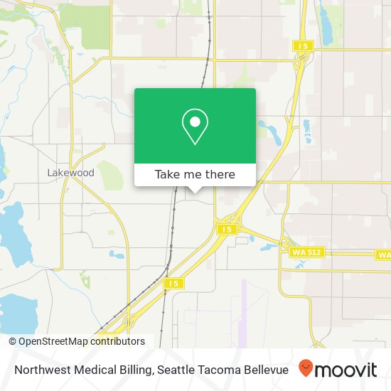 Mapa de Northwest Medical Billing