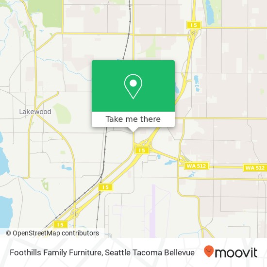 Foothills Family Furniture map