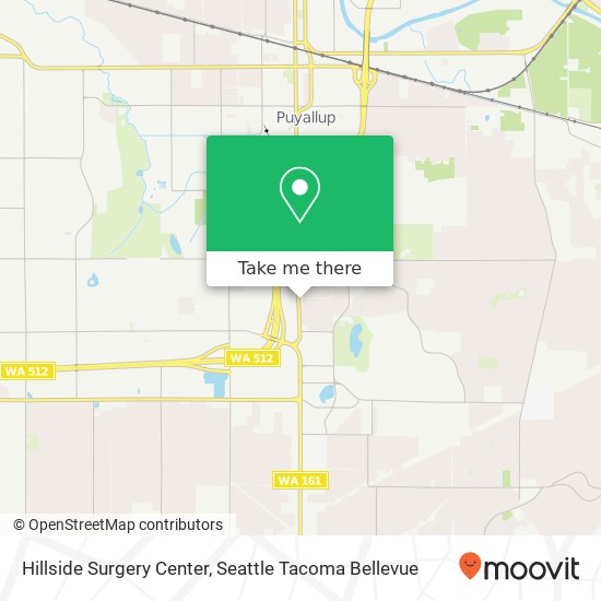 Mapa de Hillside Surgery Center