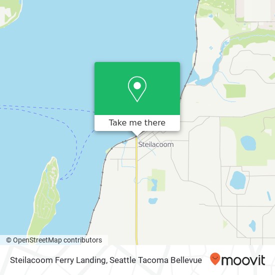 Steilacoom Ferry Landing map