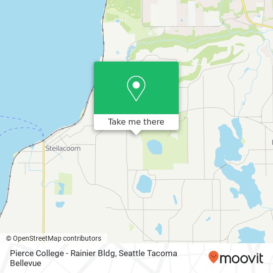 Pierce College - Rainier Bldg map