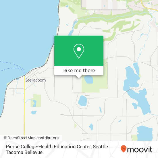 Mapa de Pierce College-Health Education Center