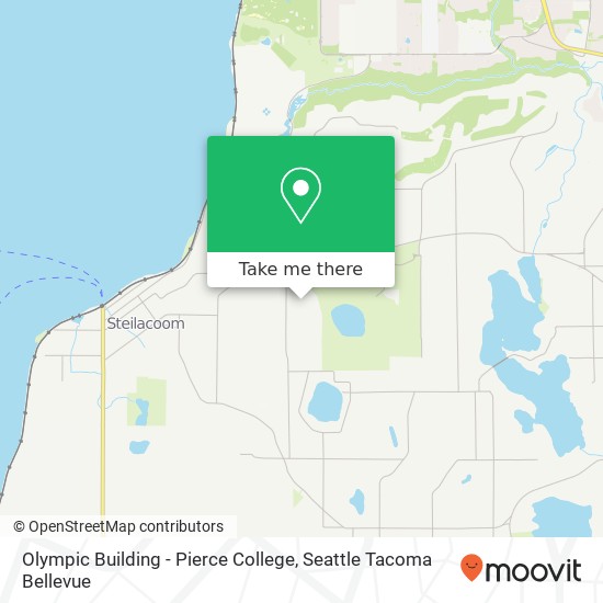 Olympic Building - Pierce College map