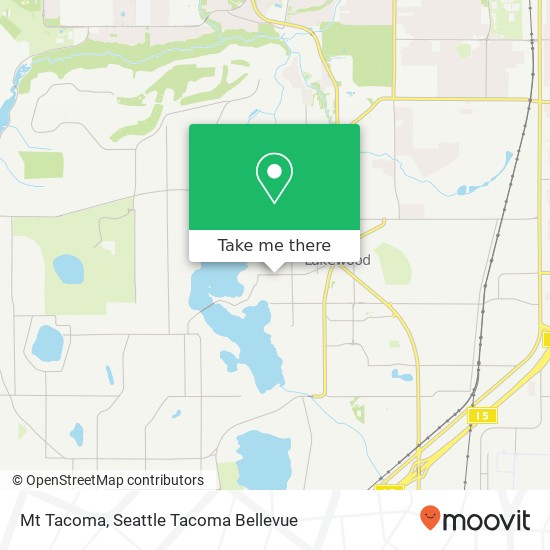 Mt Tacoma map