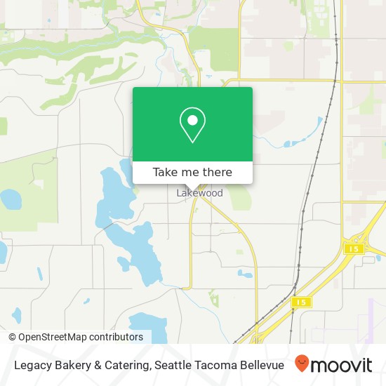 Legacy Bakery & Catering map