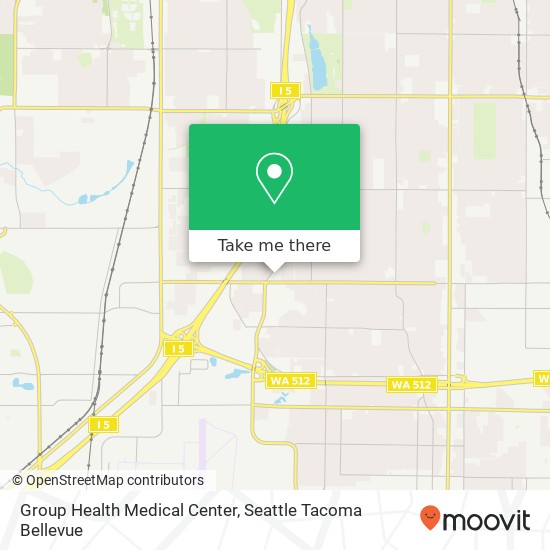 Mapa de Group Health Medical Center