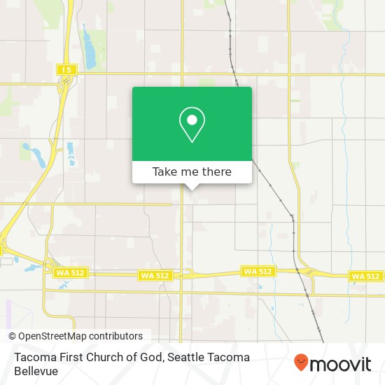 Mapa de Tacoma First Church of God