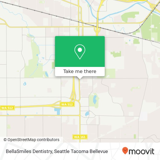 BellaSmiles Dentistry map