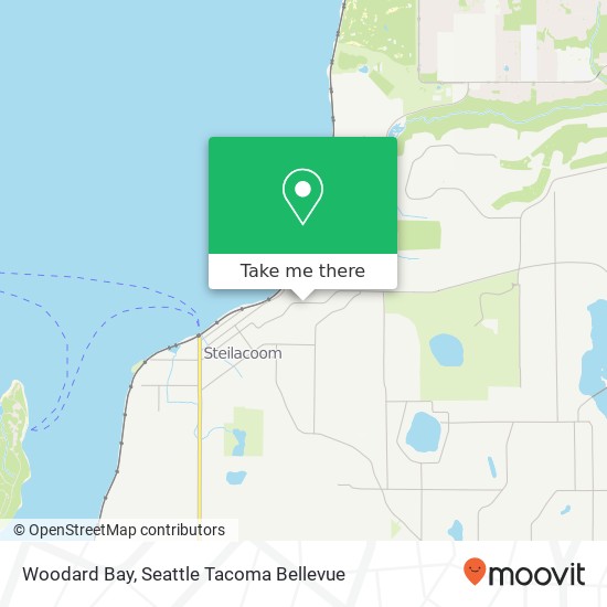 Mapa de Woodard Bay
