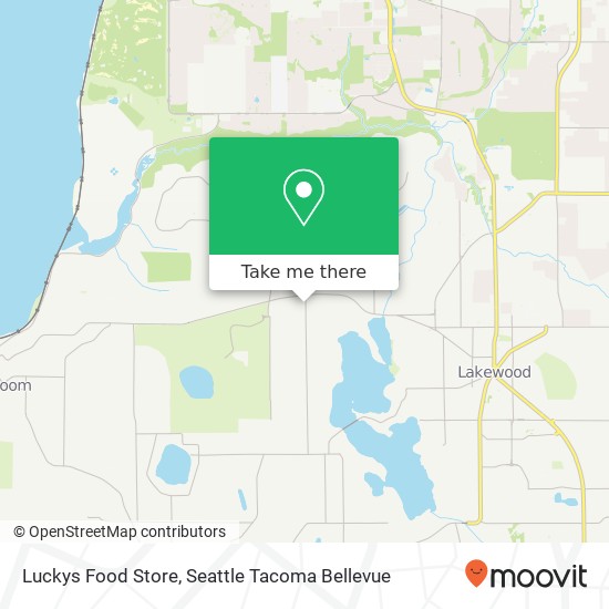 Mapa de Luckys Food Store