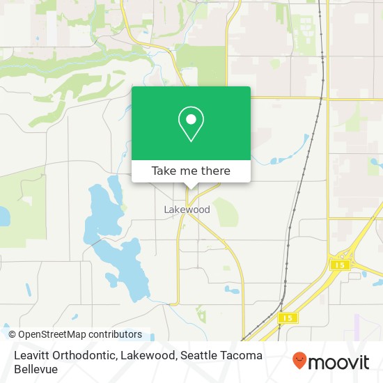 Mapa de Leavitt Orthodontic, Lakewood