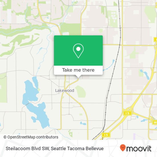 Steilacoom Blvd SW map