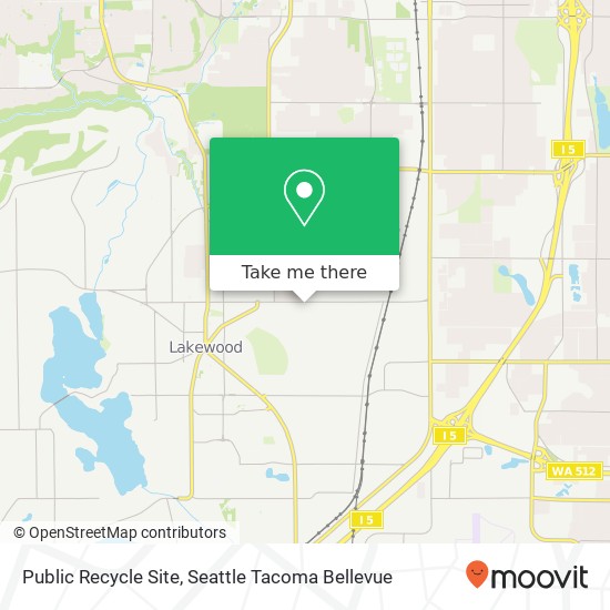 Mapa de Public Recycle Site