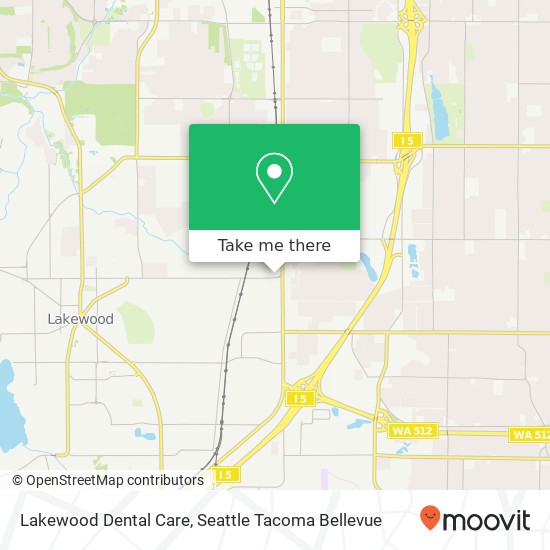 Lakewood Dental Care map