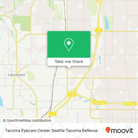 Tacoma Eyecare Center map
