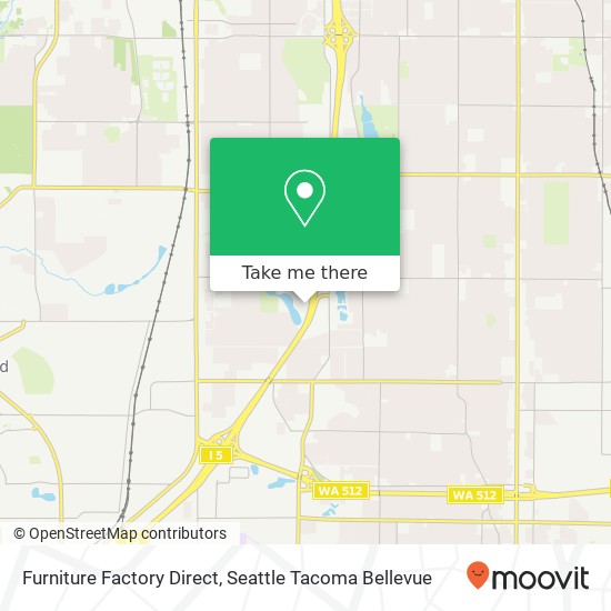 Mapa de Furniture Factory Direct