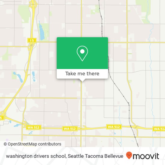 washington drivers school map