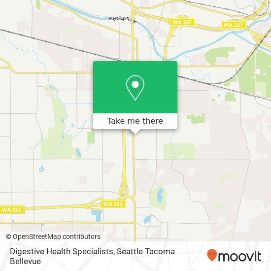 Mapa de Digestive Health Specialists