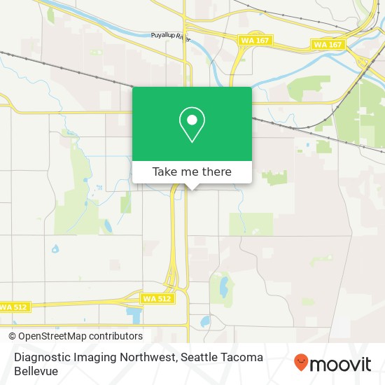 Mapa de Diagnostic Imaging Northwest